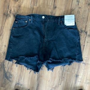 Abercrombie the mom short high rise size 31 black